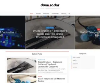 Drumradar.com(Drum Reviews) Screenshot