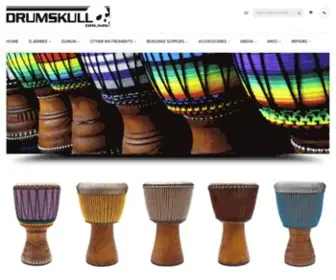 Drumskulldrums.com(Drumskull Drums) Screenshot