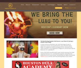Drumsofthepacific.com(Houston Hula Dancers) Screenshot