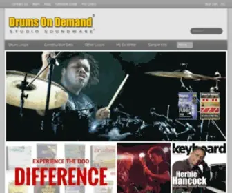 Drumsondemand.com(Drums On Demand) Screenshot