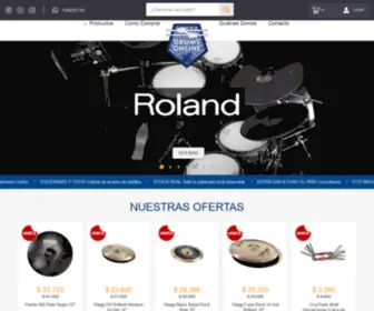 Drumsonline.com.ar(Drums Online) Screenshot