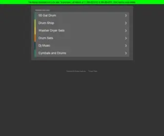 Drumspot.com(Percussion sheet music and accessories) Screenshot
