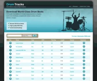 Drumtracks.com(Drum Beats) Screenshot