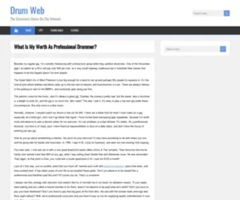 Drumweb.com(Drum Web) Screenshot