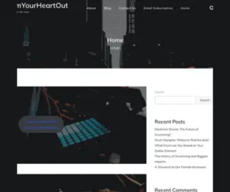 Drumyourheartout.co(Home) Screenshot