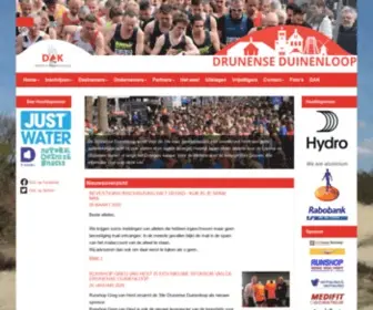 Drunenseduinenloop.nl(Drunense Duinenloop) Screenshot