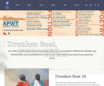 Drunkenboat.com(Drunken) Screenshot