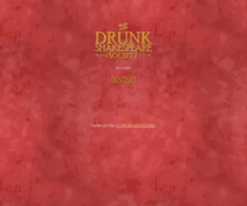 Drunknyc.com(Drunk Shakespeare) Screenshot