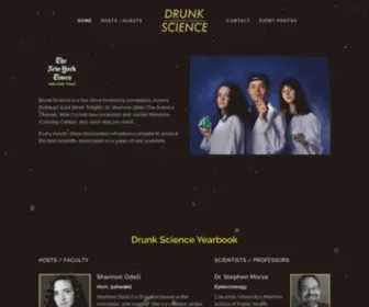 Drunksci.com(Drunk Science) Screenshot