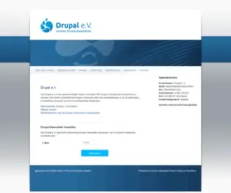Drupal-Initiative.de(German Drupal Association) Screenshot