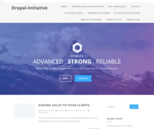 Drupal-Initiative.org(Possible with Drupal) Screenshot
