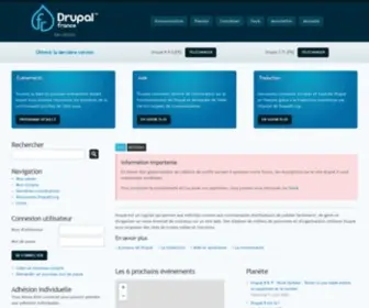 Drupalfr.org(Drupal France) Screenshot