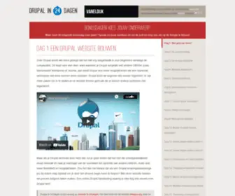 Drupalin24Dagen.nl(Een Drupal website maken in 24 dagen) Screenshot