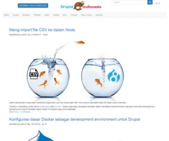 Drupalindonesia.com(Drupal Indonesia) Screenshot