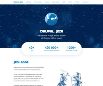 Drupaljedi.com(Drupal Jedi) Screenshot