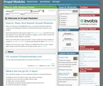 Drupalmodules.com(Drupal Modules) Screenshot