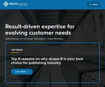 Drupalpartners.com(Drupal Agency) Screenshot