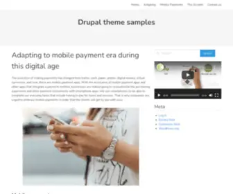 Drupalthemesamples.com(Drupal theme samples) Screenshot