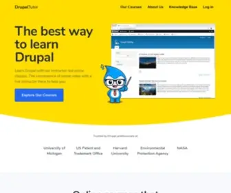 Drupaltutor.com(Drupal Training and Online Classes) Screenshot