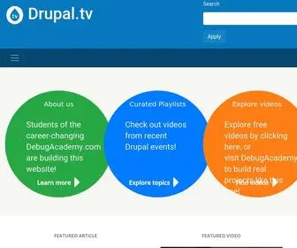 Drupal.tv(Drupal) Screenshot