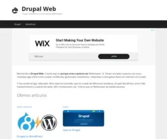 Drupalweb.com(Aprende a crear) Screenshot