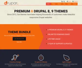 Drupar.com(Best Free Premium Drupal Themes & Templates) Screenshot