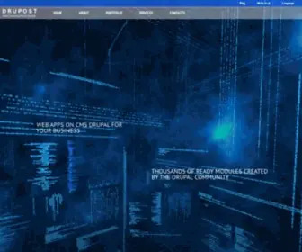 Drupost.com(Web development studio) Screenshot