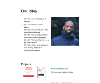 Druriley.com(Dru Riley) Screenshot