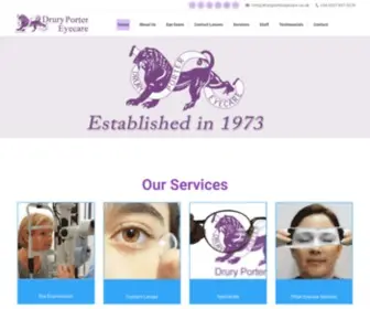 Druryportereyecare.co.uk(Drury Porter Eyecare) Screenshot