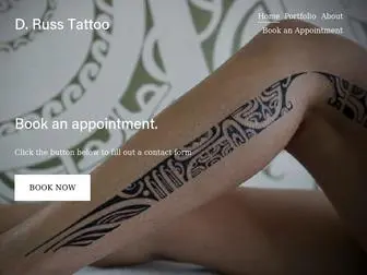 Drusstattoo.com(Russ Tattoo) Screenshot