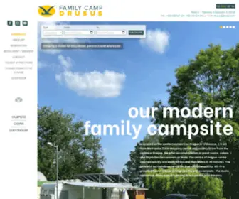 Drusus.com(Camping Drusus) Screenshot