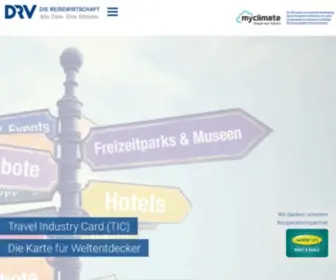 DRV-Tic.de(DRV-Travel Industry Card) Screenshot