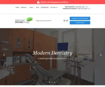 Drvaksman.com(Vaksman Dental Group) Screenshot