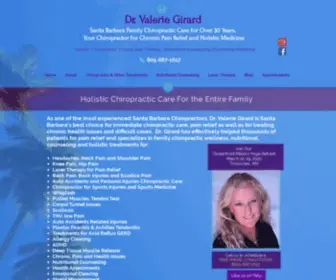 Drvaleriegirard.com(Best chiropractor near me) Screenshot