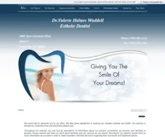 Drvaleriewaddell.com(Gastonia Dentist. Dr. Valerie Waddell) Screenshot