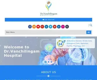 Drvanchilingamhospital.com(Best Neurology Hospital TamilNadu) Screenshot