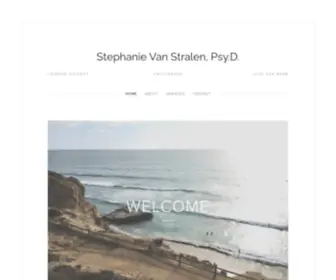 Drvanstralentherapy.com(Stephanie Van Stralen) Screenshot