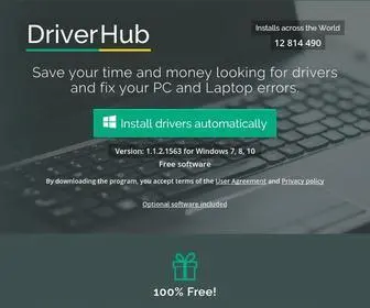 DRvhub.net(DriverHub automatically downloads drivers for Windows) Screenshot