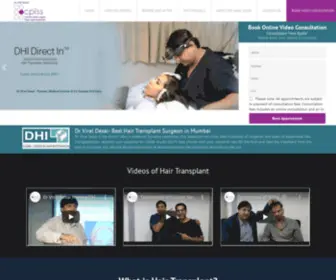 Drviraldesai.in(Hair Transplant Mumbai) Screenshot