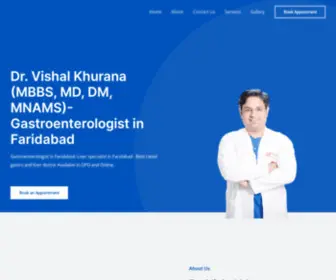 Drvishalkhurana.com(Dr. Vishal Khurana) Screenshot