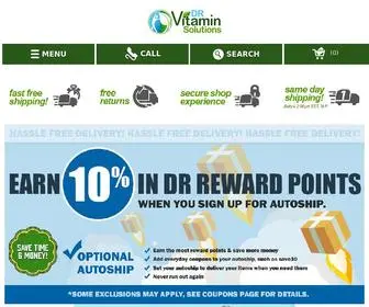 Drvitaminsolutions.com(DR Vitamin Solutions) Screenshot