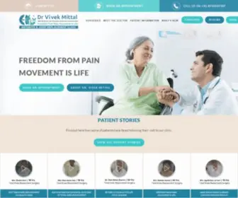 Drvivekmittal.com(Dr Vivek Mittal clinic) Screenshot