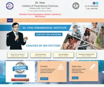 DRvyasparamedicalinstitute.com(The only institute which) Screenshot