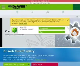 Drweb.com(Doctor Web) Screenshot