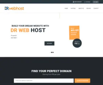 Drwebhost.com(Secure Affordable Hosting service) Screenshot