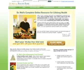 Drweilonhealthyaging.com(Weil on Healthy Aging) Screenshot