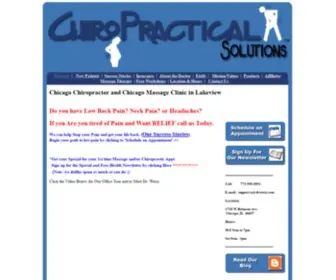 Drweisz.com(Chicago Chiropractor and Chicago Massage for back pain) Screenshot