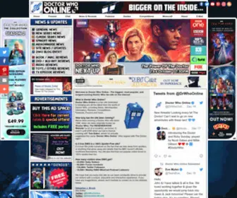 DRwho-Online.co.uk(Doctor Who Online) Screenshot