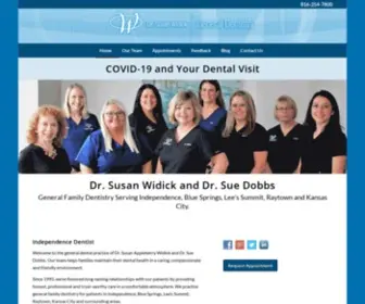 Drwidick.com(Independence Dentist Serving Blue Springs) Screenshot