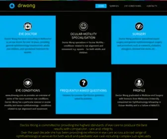 Drwong.com.au(Dr Wong) Screenshot